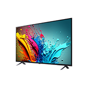 LG 50 dyuymli LG QNED QNED86 4K Smart TV 2024, LG QNED TV, QNED86 televizorining kichik burchak ostidagi chap tomondan ko‘rinishi, 50QNED86T6A, thumbnail 3