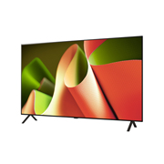 LG 55 dyuymli Smart TV LG OLED evo B4 4K OLED55B4, LG OLED televizori, OLED B4 ning biroz burchak ostida chap tomondan ko'rinishi, OLED55B4RLA, thumbnail 2