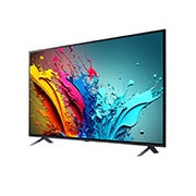 LG 75 dyuymli LG QNED QNED86 4K Smart TV 2024, LG QNED TV, QNED80 televizorining kichik burchak ostidagi chap tomondan ko‘rinishi, 75QNED86T6A, thumbnail 3