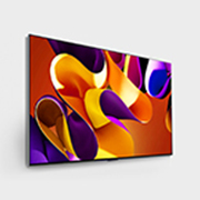 LG 77 dyuymli Smart TV LG OLED evo G4 4K OLED77G4, Devorga o'rnatilgan LG OLED evo, OLED G4 televizorining biroz burchak ostida chap va yon ko'rinishi., OLED77G4RLA, thumbnail 5