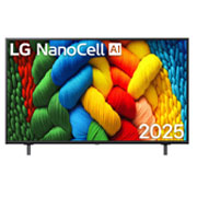 LG 50 dyuymli LG NanoCell AI NANO80 4K Smart TV 2025, 50NANO80A6B, thumbnail 1