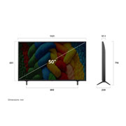 LG 50 dyuymli LG NanoCell AI NANO80 4K Smart TV 2025, 50NANO80A6B, thumbnail 4