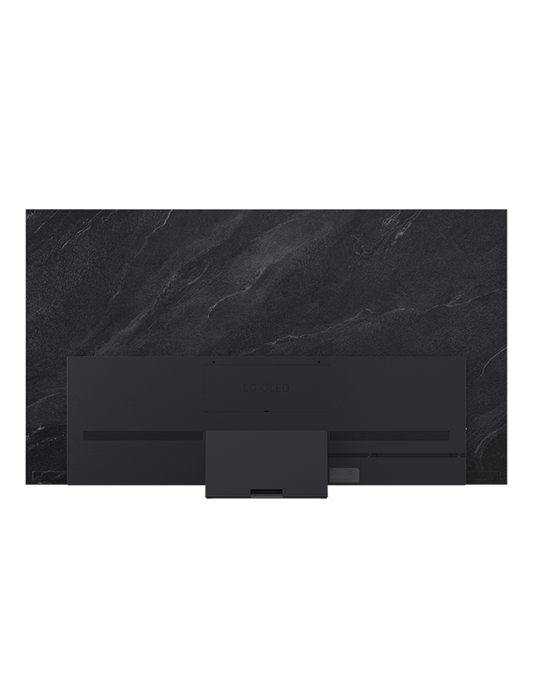 LG 77  dyumli LG OLED evo AI C5 4K Smart TV 2025, LG OLED evo AI C5 4K Smart televizorining orqa tomondan ko‘rinishi. , OLED77C5RLA, thumbnail 2