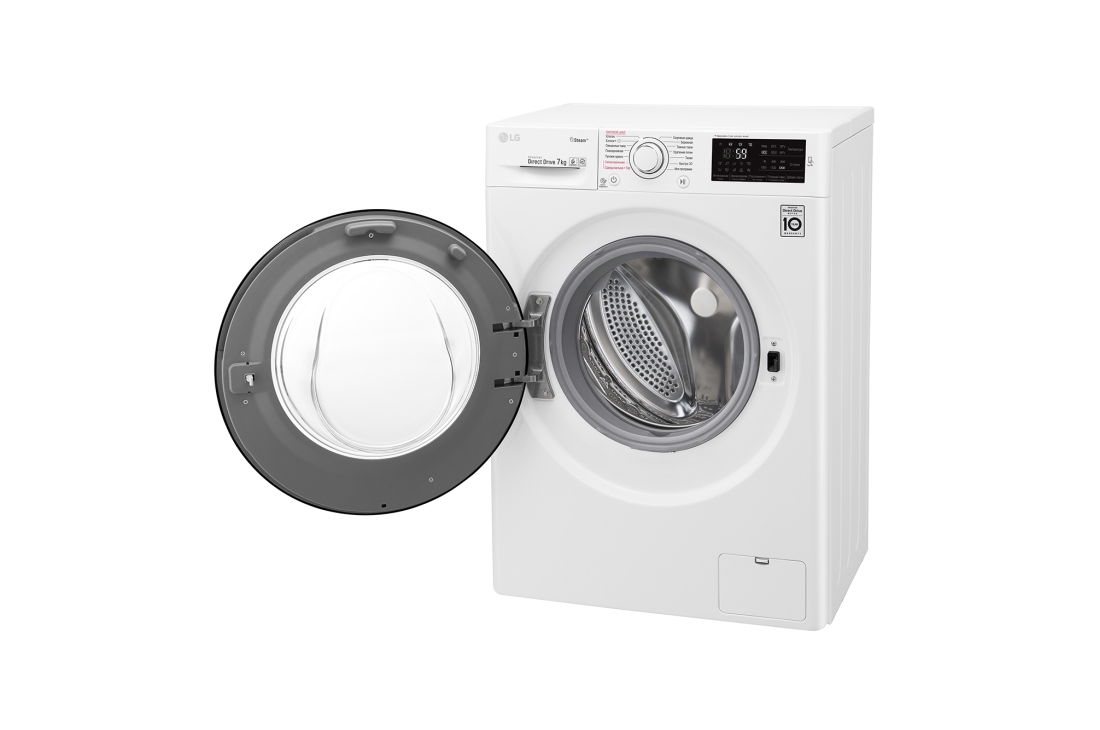 LG Old tomondan kir solinuvchi LG kir yuvish mashinasi, 7 kg. Steam bugʻi bilan yuvish, gʻamxoʻrlikning 6 harakati, F2M5HS6W, thumbnail 5