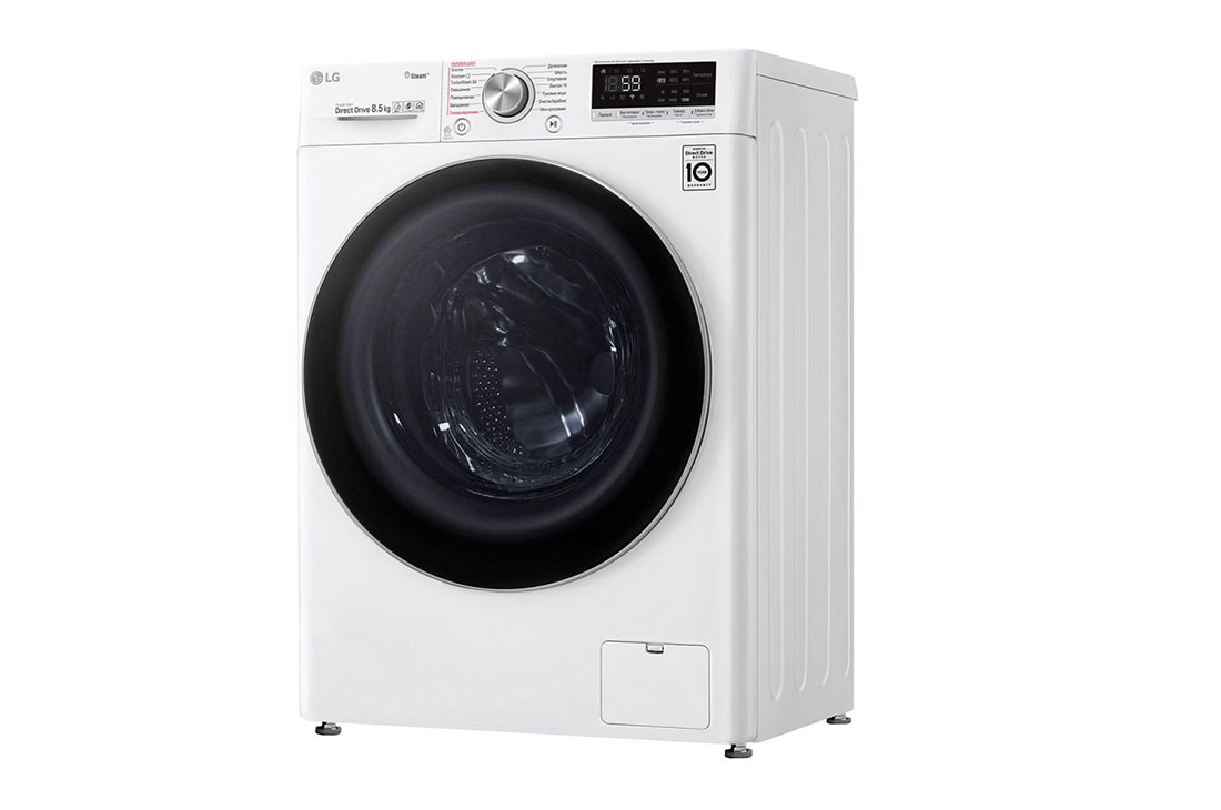 LG AI DD sunʼiy intellektli kir yuvish mashinasi, 8,5 kg, Steam bugʻ bilan yuvish, TurboWash59, ThinQ, F2V7GW1W, thumbnail 13