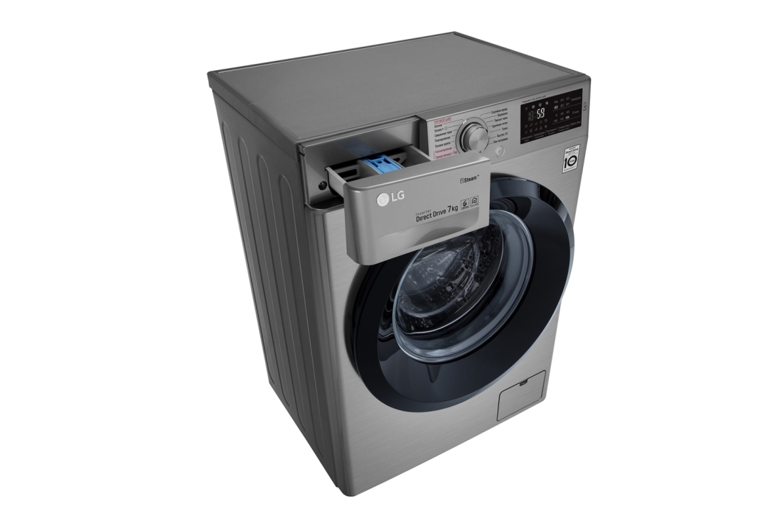 LG Steam bugʻ funksiyali tor kir yuvish mashinasi, 7 kg, F2J5HS6S, thumbnail 7