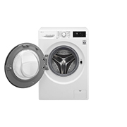 LG ''6 ta harakat'' texnologiyasiga ega to'g'ridan-to'g'ri boshqariladigan kir yuvish mashinasi, Eshik ochiq, F4J6VN0W, thumbnail 2
