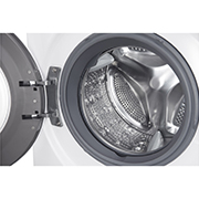 LG ''6 ta harakat'' texnologiyasiga ega to'g'ridan-to'g'ri boshqariladigan kir yuvish mashinasi, Eshikni ochish Yopiq ko'rinish, F4J6VN0W, thumbnail 3