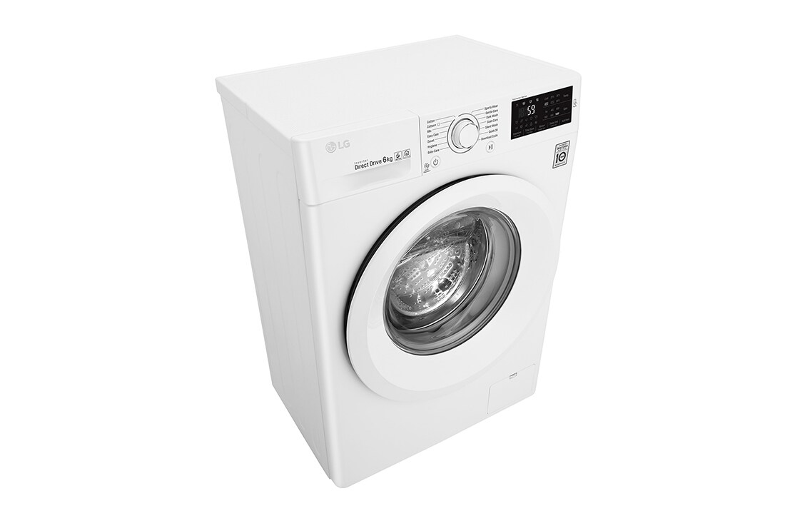 LG Kichiklashtirilgan chuqurlik bilan LG C5 kir yuvish mashinasi 6kg, 1000 (ayl/daq), F0J5NN3W, Kichiklashtirilgan chuqurlik bilan LG C5 kir yuvish mashinasi 6kg, 1000 (ayl/daq), F0J5NN3W, F0J5NN3W, thumbnail 8