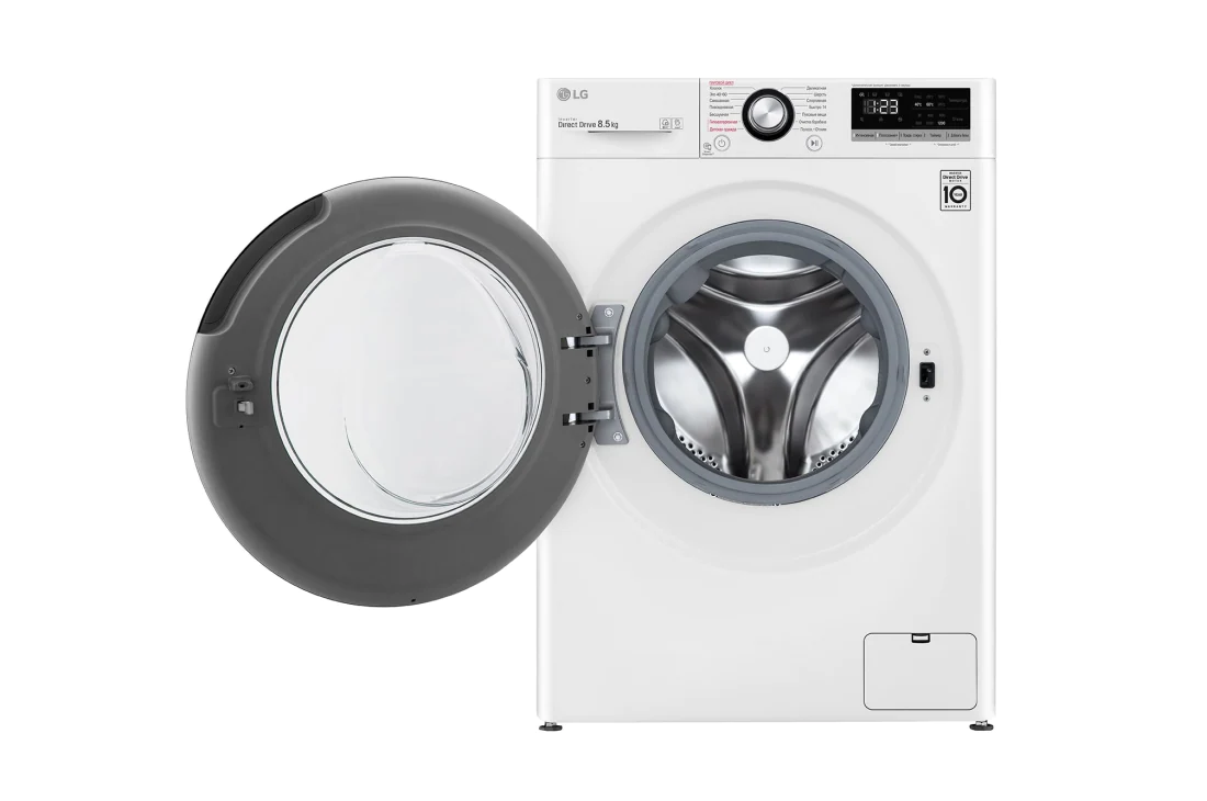 LG AI DD texnologiyali tor kir yuvish mashinasi, 8,5 kg, F2V3GS6W, F2V3GS6W, thumbnail 2