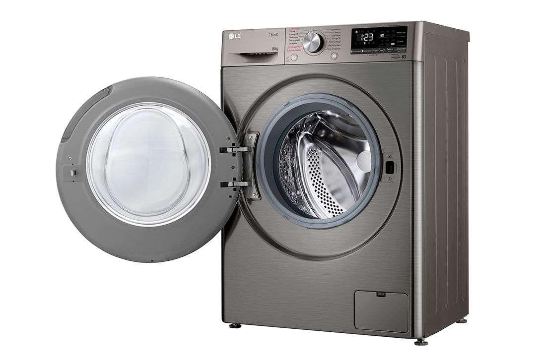 LG kir yuvish mashinasi 8 kg - AI DD™ | Steam™ | ThinQ™, TW4V5RS0W, F2V5PS2S, thumbnail 11