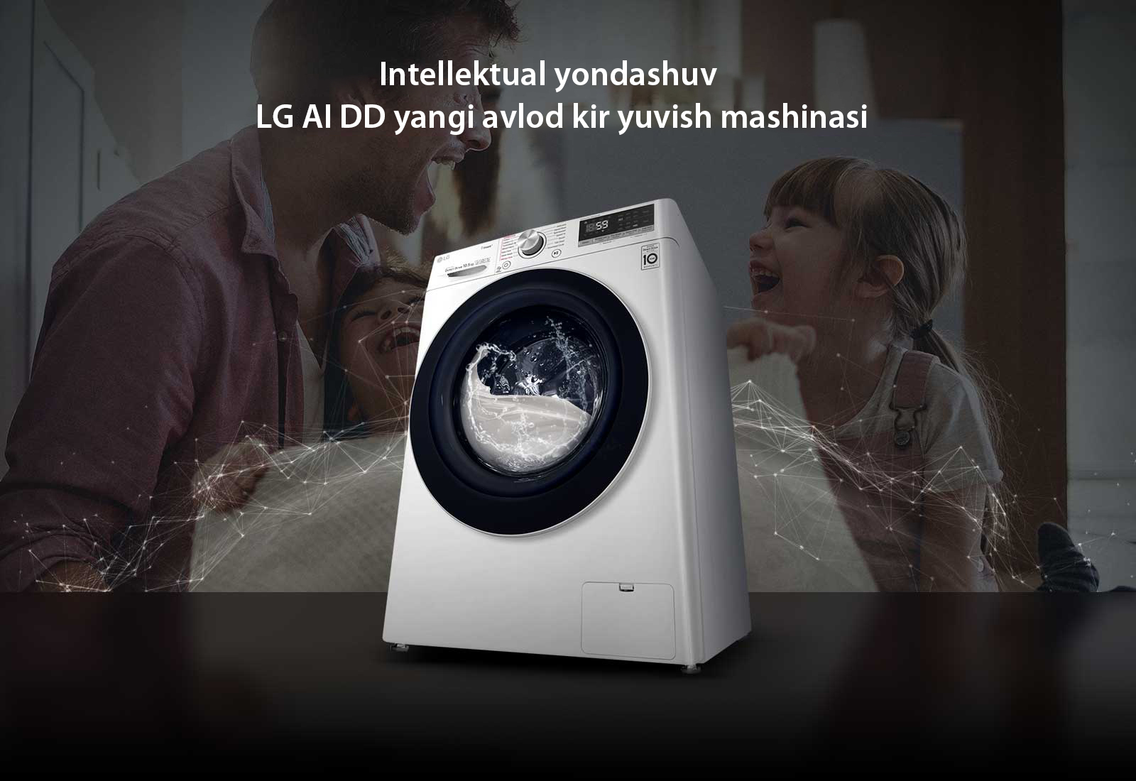 LG AI DD yangi avlod kir yuvish mashinasi