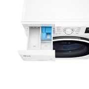 LG 11 kg, kir yuvish mashinasi, Steam™, Elegant dizayn, yondan koʻrinishi. , F4V3ES6W, thumbnail 7
