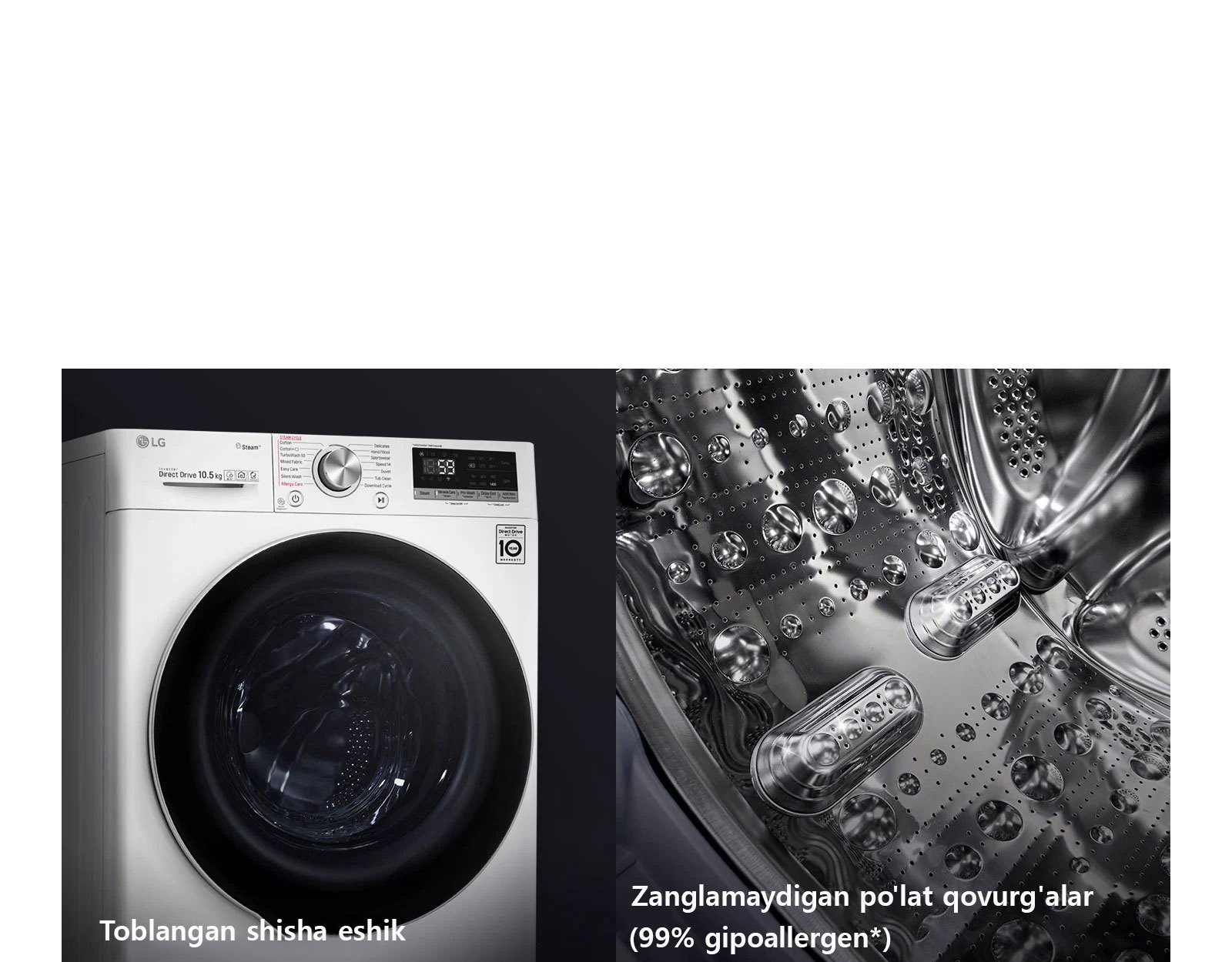 Mustahkamlik va tozalikning kattaroq zaxirasi