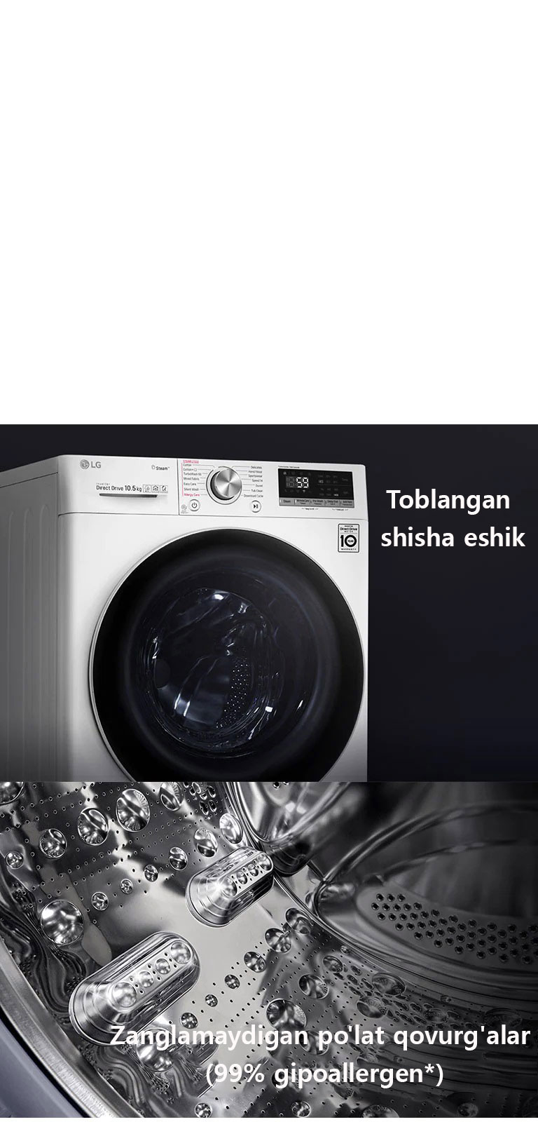 Mustahkamlik va tozalikning kattaroq zaxirasi