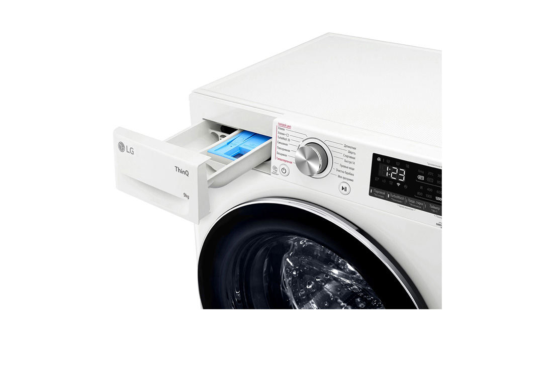 LG 9 kg, kir yuvish mashinasi, TurboWash™360˚, Steam+™, F2V9FW9W, F2V9FW9W, thumbnail 5