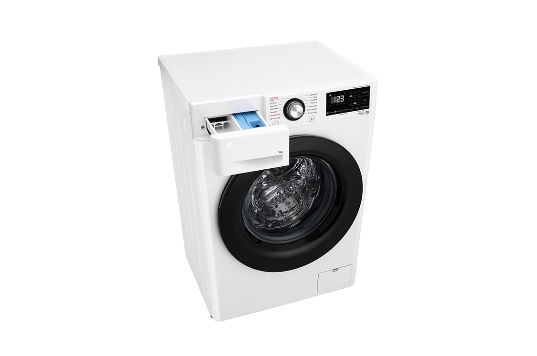 LG Kir yuvish mashinasi, AI DD™, Steam™, 9 kg, LG Стиральная машина LG 9 кг - AIDD™ |  Steam™ | Элегантный дизайн, F2V3FS6W, F2V3FS6W, thumbnail 9