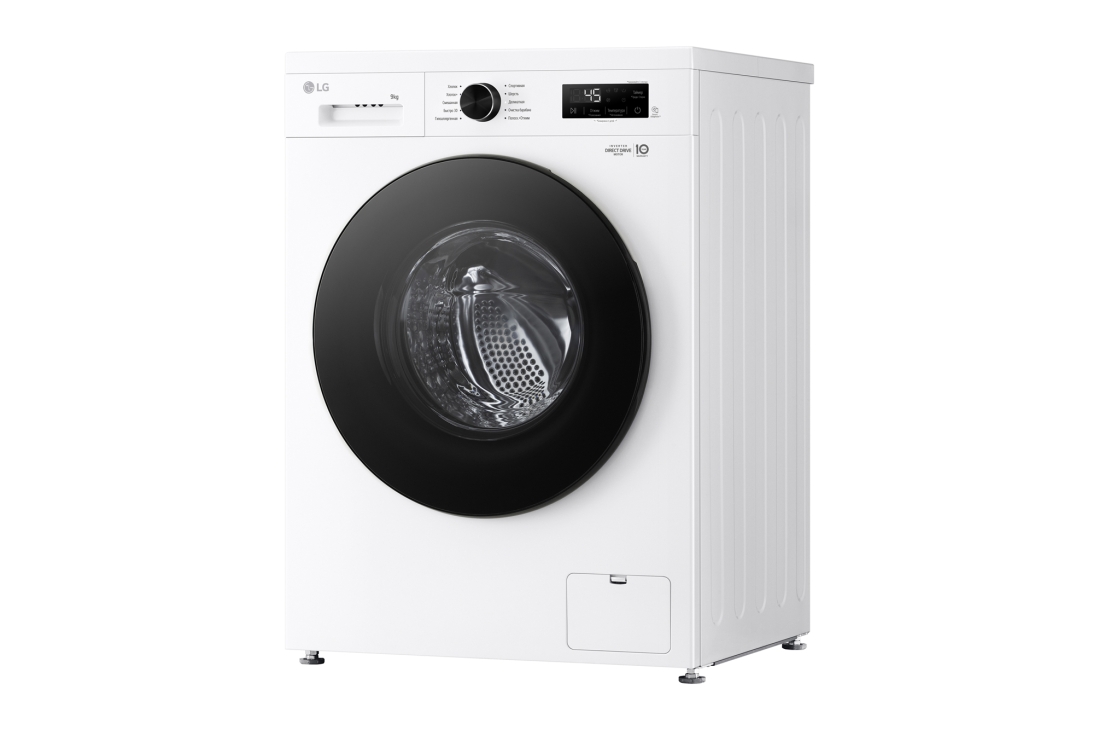 LG 9 kg, Kir yuvish mashinasi, Steam™, Elegant dizayn | LG Uzbekistan, O'ng tomon, F2Y1VS5W, thumbnail 10