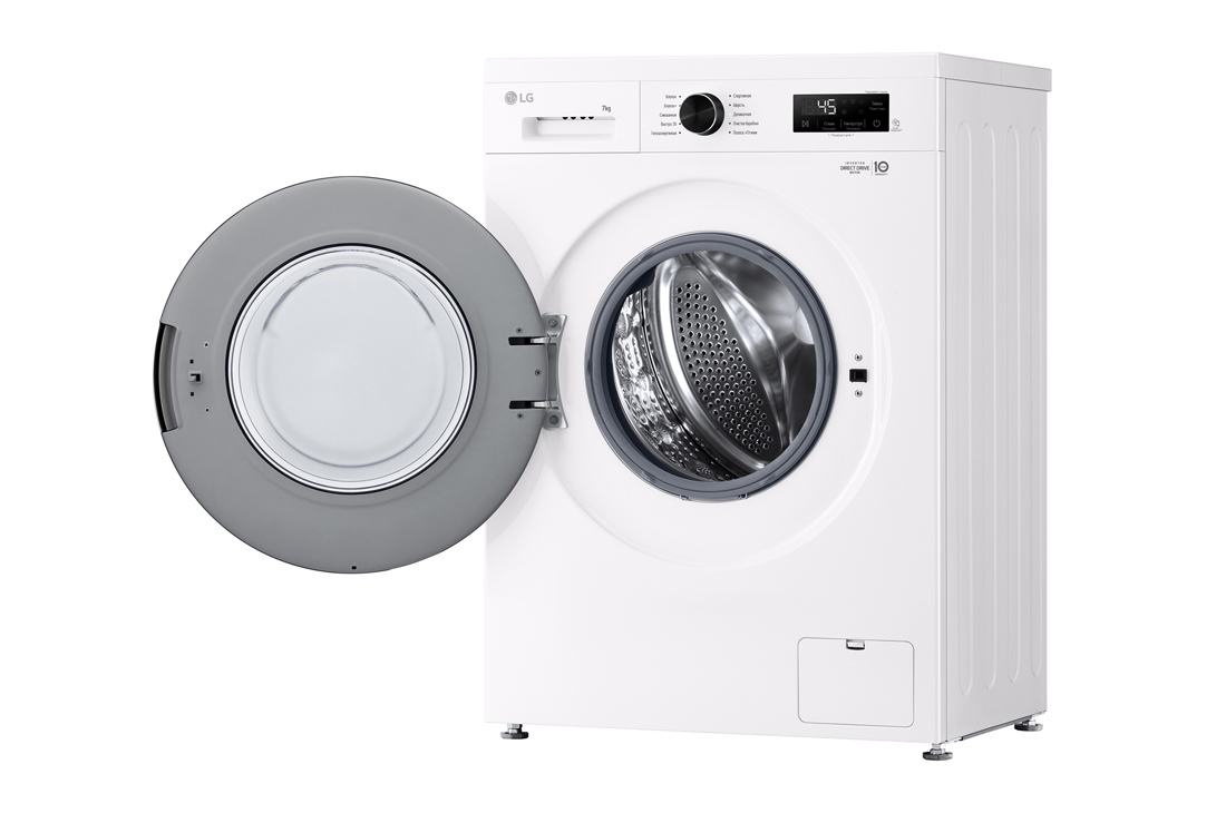 LG 7 kg, Nozik kir yuvish mashinasi, Steam™, Elegant dizayn | LG Uzbekistan, O'ng tomoni ochiq, F2Y1HS6W, thumbnail 9