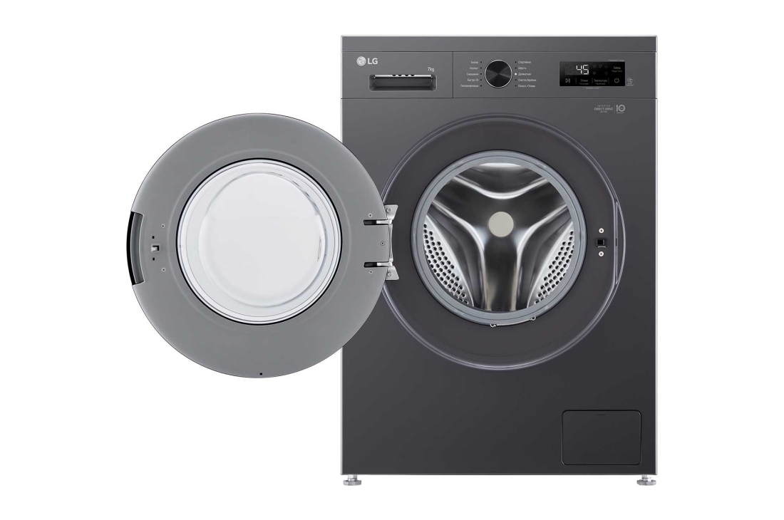 LG 7kg kir yuvish mashinasi-DD™ | Steam™, front open, F2Y1HS6J, thumbnail 2