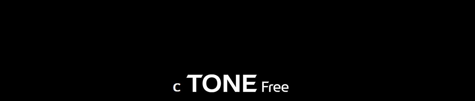 Текст «Чистый звук во время разговоров с TONE Free»