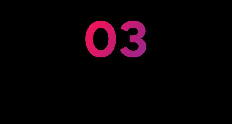 На тёмном фоне написано число "03"