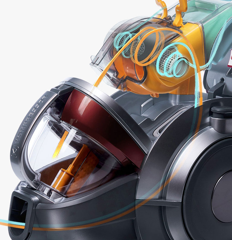 Система «Турбоциклон»: постоянно высокая мощность всасывания2