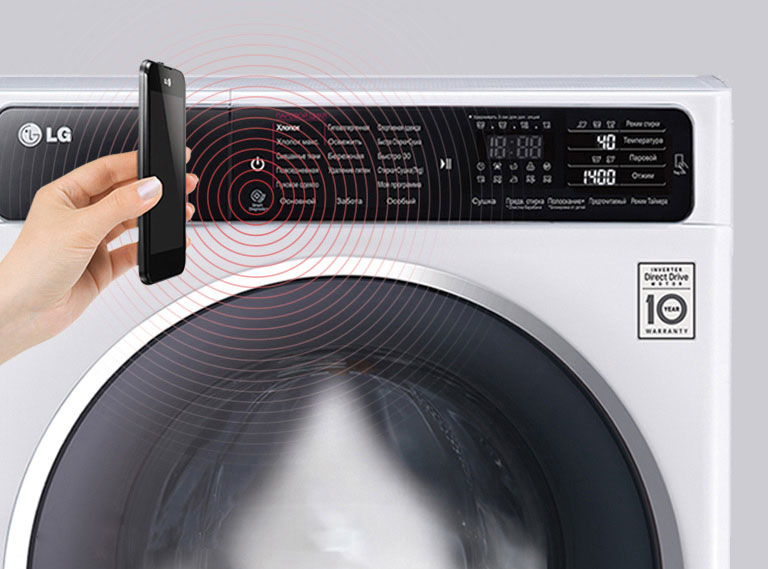LG Стиральная машина LG с фронтальной загрузкой, 9 кг, Стирка с паром ...