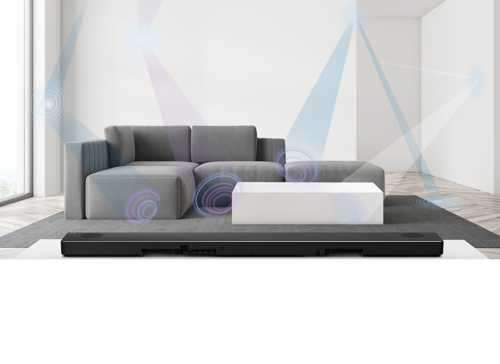 Звук подстраивается под помещение