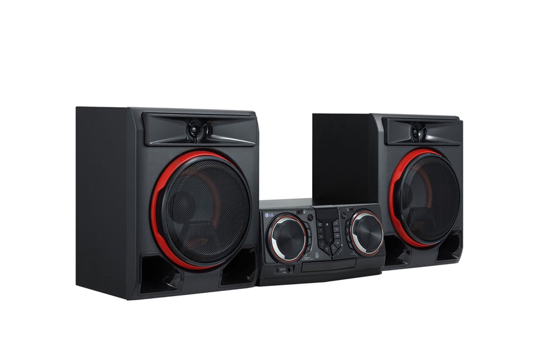 LG XBOOM, аудиосистема, 950 Ватт, 950 Вт, Функция Караоке, Подсветка, Вокальные Эффекты, CL65DK- Left side view, CL65DK, thumbnail 6