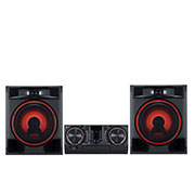 LG XBOOM, аудиосистема, 950 Ватт, 950 Вт, Функция Караоке, Подсветка, Вокальные Эффекты, CL65DK- Front view, CL65DK, thumbnail 2