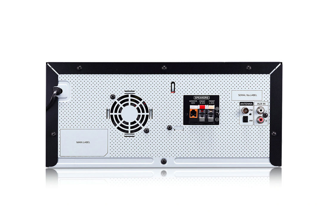 LG Минисистема LG XBOOM CJ44, 480 Вт, Функция Караоке, Функций DJ, CJ44- Back view, CJ44, thumbnail 8