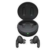 LG TONE Free FP9, Вид сверху на открытый футляр с обоими наушниками перед ним., TONE-FP9, thumbnail 15