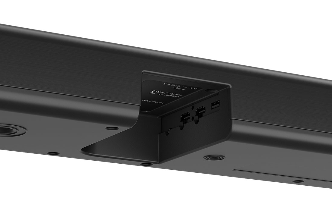 LG Звуковая панель S80TR LG для домашнего кинотеатра с поддержкой технологии Dolby Atmos, 5.1.3-канальным звуком и задними динамиками, Вид под углом на заднюю сторону звуковой панели LG Soundbar S80TR, S80TR, thumbnail 7