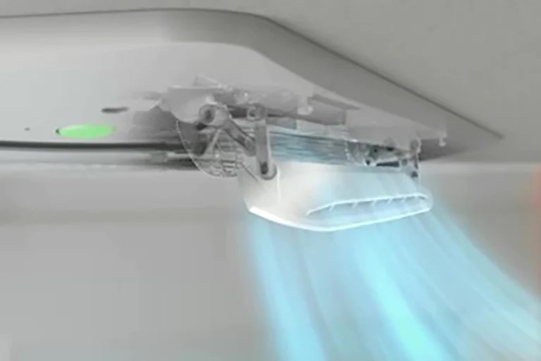 Мощный поток воздуха