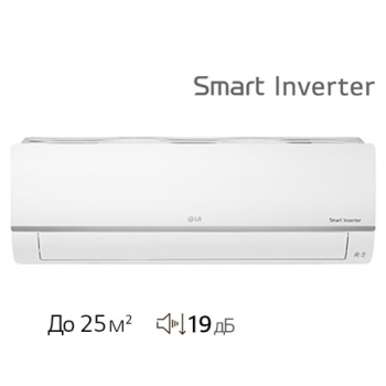 LG DUALCOOL, кондиционер DUAL Inverter, до 21 м², охлаждение быстрее на 40%, низкий уровень шума1