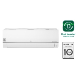 LG DUALCOOL, Кондиционер Dual Inverter, до 27 м², охлаждение быстрее на 40%, умный дом ThinQ2