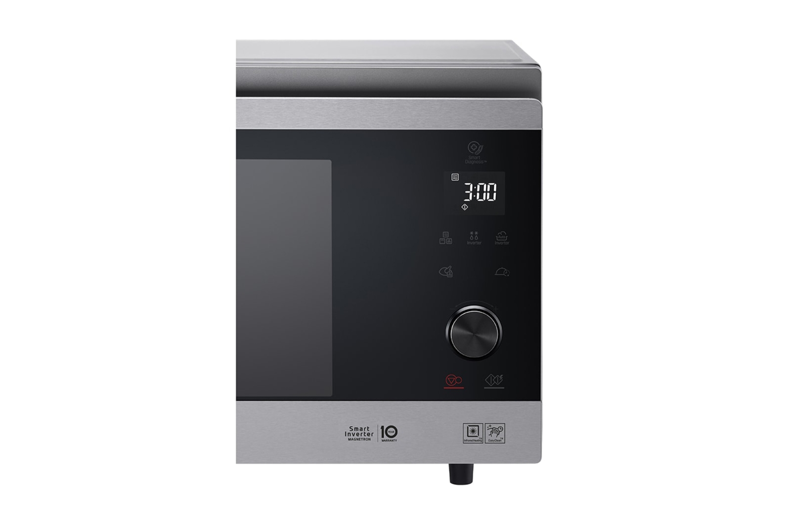 LG Микроволновая печь LG NeoChef, 39 л, Конвекция, 1900 Вт, Smart Inverter, EasyClean, Запекание, MJ3965AIS, MJ3965AIS
