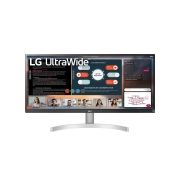 LG 29'' UltraWide™ Full HD (2560x1080) HDR IPS монитор, 29WN600-W, thumbnail 1