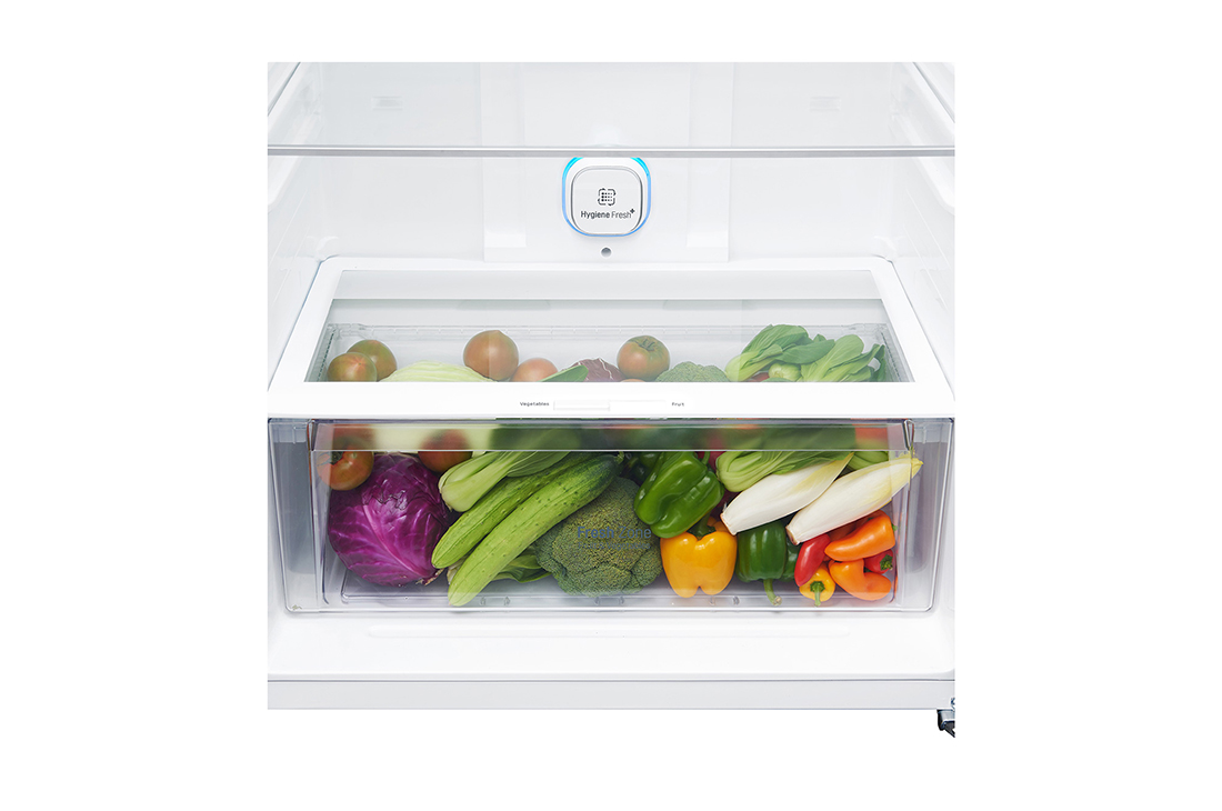 LG Объем 506 л | Холодильник LG с верхней морозильной камерой | Бежевый | DoorCooling⁺™ | Linear Inverter Compressor, GN-C702SGBM, thumbnail 5