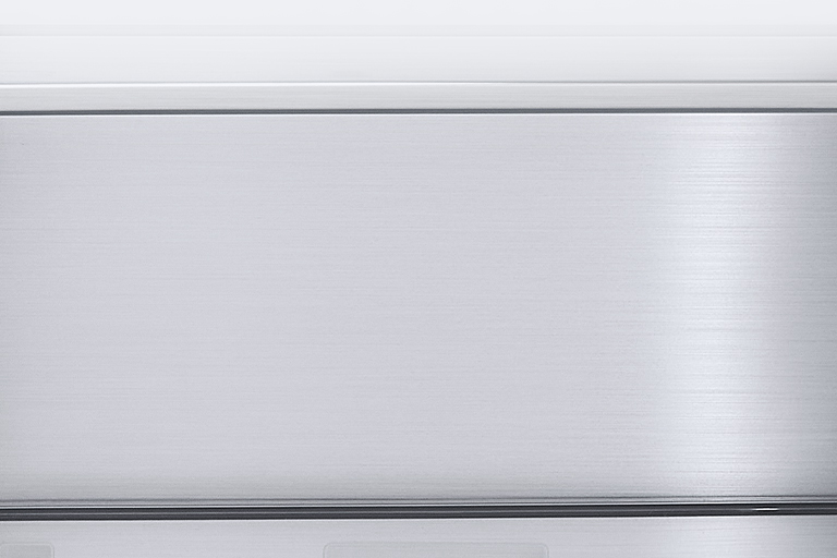 Крупный план лейбла Metal Frsh внутри холодильника