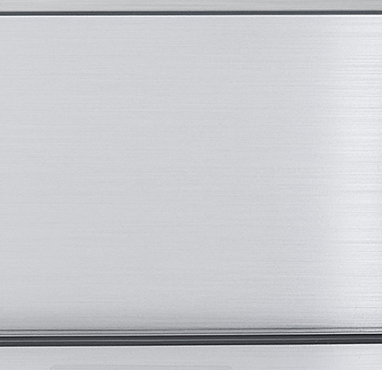 Крупный план лейбла Metal Frsh внутри холодильника