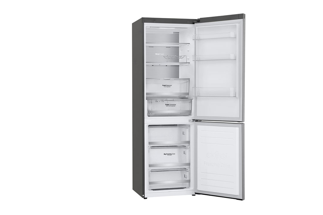 LG Объем 341 л | Холодильник LG с нижней морозильной камерой | Серый | DoorCooling+™ | Smart Inverter Compressor, GC-B459SMUM, GC-B459SMUM, thumbnail 14