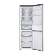 LG Объем 341 л | Холодильник LG с нижней морозильной камерой | Серый | DoorCooling+™ | Smart Inverter Compressor, GC-B459SMUM, GC-B459SMUM, thumbnail 3