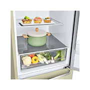 LG Объем 341 л | Холодильник LG с нижней морозильной камерой | Бежевый | DoorCooling+™ | Smart Inverter Compressor, GC-B459SECL, GC-B459SECL, thumbnail 8