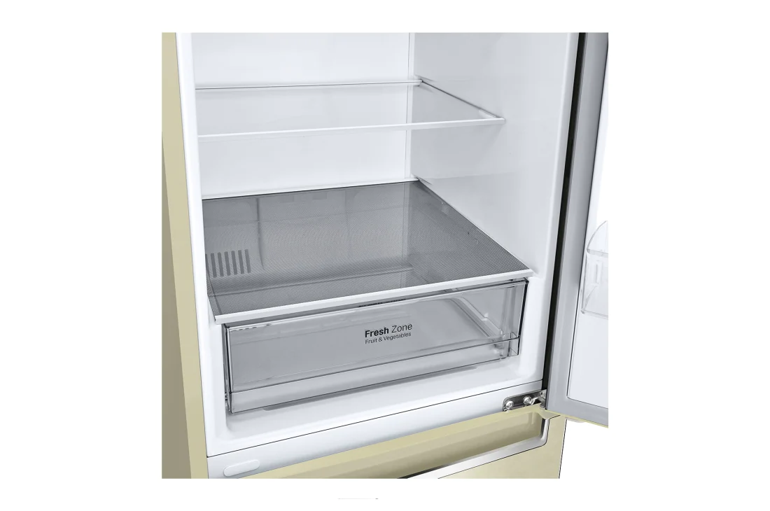 LG Объем 341 л | Холодильник LG с нижней морозильной камерой | Бежевый | DoorCooling+™ | Smart Inverter Compressor, GC-B459SECL, GC-B459SECL, thumbnail 6