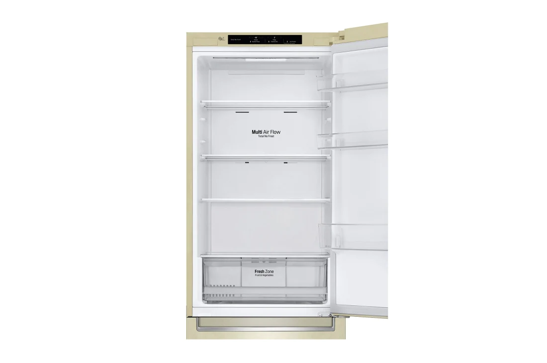 LG Объем 341 л | Холодильник LG с нижней морозильной камерой | Бежевый | DoorCooling+™ | Smart Inverter Compressor, GC-B459SECL, GC-B459SECL, thumbnail 10