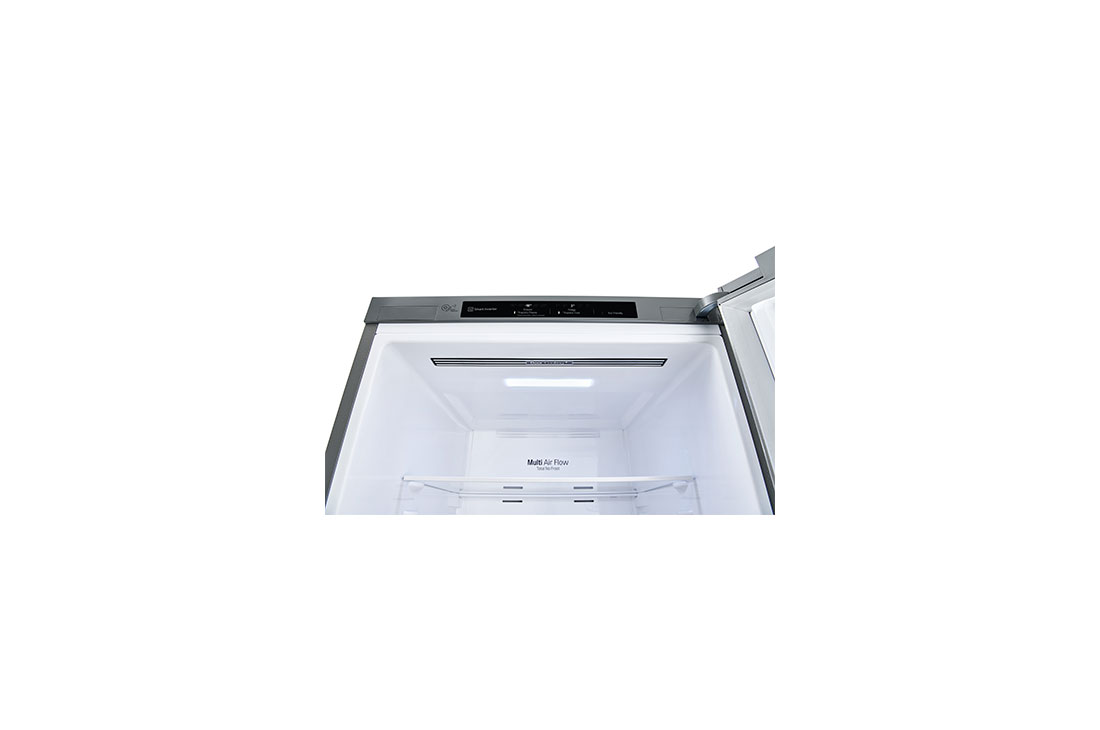 LG Объем 306 л | Холодильник LG с нижней морозильной камерой | Серый| DoorCooling⁺™ | Smart Inverter Compressor, GC-B399SMCL, GC-B399SMCL, thumbnail 4