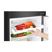 LG Объем 312 л | Холодильник LG с верхней морозильной камерой | Черный | DoorCooling⁺™ | Smart Inverter Compressor, GN-C372SBCB, thumbnail 7