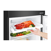 LG Объем 254 л | Холодильник LG с верхней морозильной камерой | Черный | NatureFRESH™| Smart Inverter Compressor, GN-C272SBCB, GN-C272SBCB, thumbnail 7